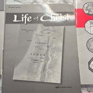 A Beka Book 'Life of Christ' Teacher Test Key Set